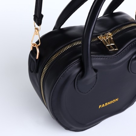 Bag Women's Cross-Bodi with a zipper, black color-6