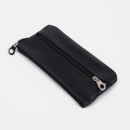 Key, length 15 cm, 2 parts on lightning, 2 rings, black color