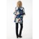 Female blouse, size 48, blue, beige color