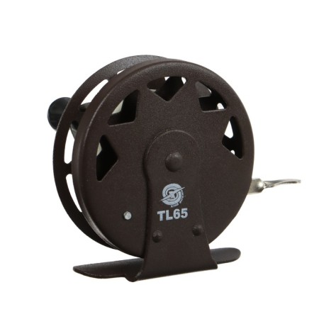 Inertial coil, metal, diameter 6.5 cm, dark brown color, TL65-6