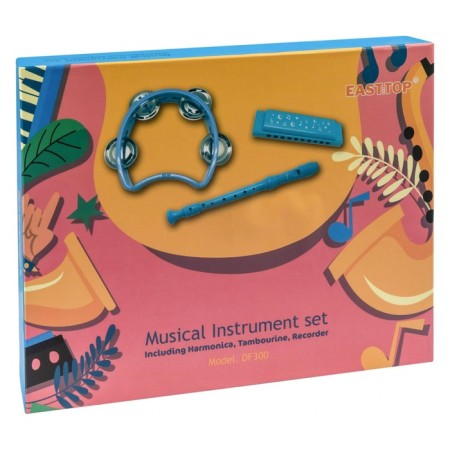 Percussion set 3 objects Easttop DF300 Purple-1