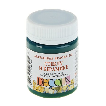 Glass and ceramics ZHK Decola, 50 ml, green dark, 4028710