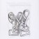 Carabiner large with a wide base, 7.7 cm. (Valine width 2.7 cm)