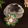 Candy "Flowers. View 5", curly, d = 19.5 cm