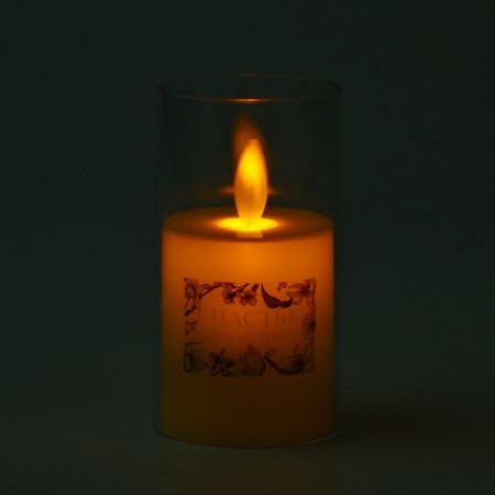 The candle is LED, mod. SV-21 "Happiness next to you", 5.3 x 10.5 cm.-1