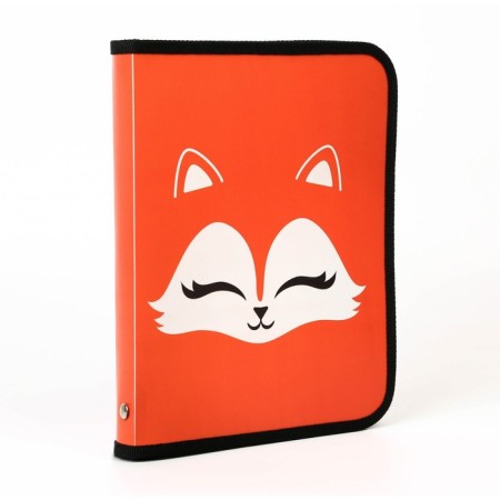 A5 notebook folder on the zipper around the plastic PM-A5-04 Virgin "September 1: Fox"-2