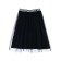Skirt with a top of a grid, height 140 cm