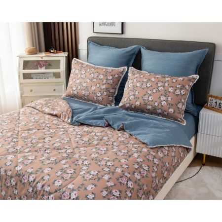 A set with a blanket "Bernadett No. 51", size 150x210 cm, 230x250 cm, 50x70 cm - 2 pcs-1