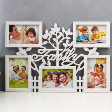 Photo frame plastic in 5 photos 10x15 cm 