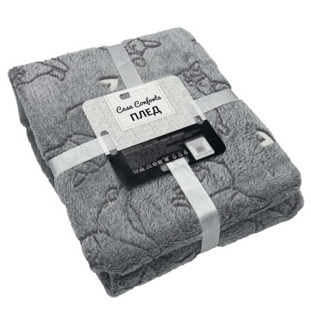 Gumming -luminous Casa Conforte Stella Corgi 100x150cm, Gray, flannel 190g/m, PE100%-4
