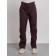 Warmed female trousers, size 48, dark-bearded color