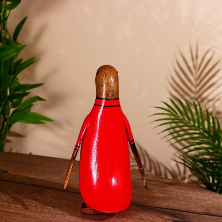 Souvenir "Penguin in a red shirt" tree 25 cm-3