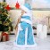 Snow Maiden "Blue fur coat, with a stub" moves, 40 cm