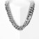 Bracelet "Gladiator" Large links, color silver, 18 cm