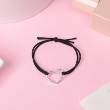Резинка для волос "Дафна" сердце, 4,5 см