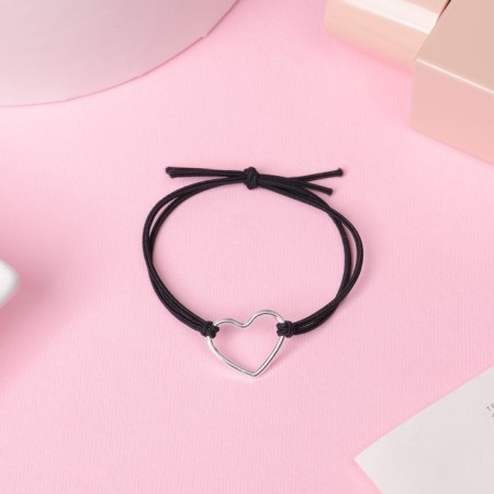Hair gum "Daphne" heart, 4.5 cm