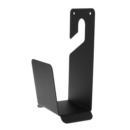 Holder for a garden hose, wall -mounted, with protection against fracture, black-3