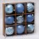 Set of balls plastic D-8 cm, 9 pcs "Airi" blue