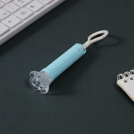 Laser pointer+flashlight "Blue" 3 modes shines, flashes, laser lr44x3 pcs 3x3x9 cm-3
