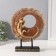 Souvenir Polystone "Golden Lizard on the Wicker Ring" 5x13.2x21.5 cm