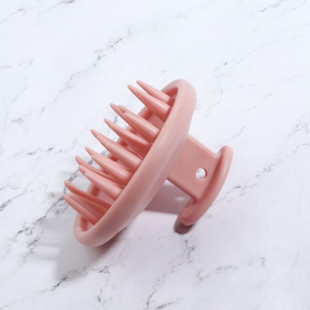 Brush - head washing massage, 8 × 8 × 6 cm, pink color-5
