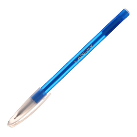 A set of ballpoint pens 150 pieces, 0.7mm, blue rod, color case, in the display-1