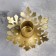 Smost Smost Metal for one candle, 9.2x9.2x4.1 cm, golden