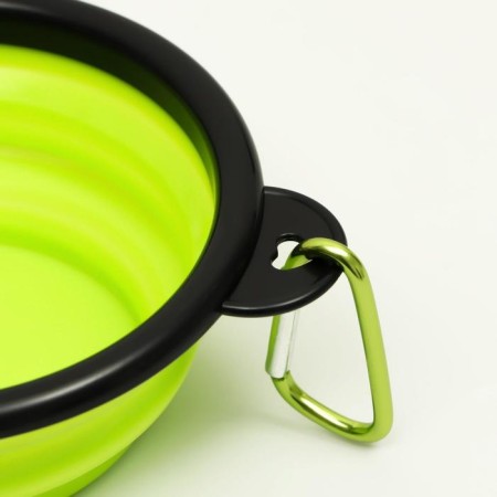 Folding bowl, green, 250 ml, 11 cm-2