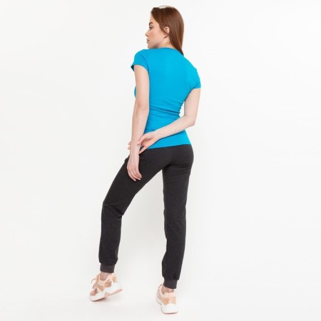 Female T -shirt, turquoise color, size 44-1