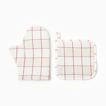New Year. Ethel Ethel "Bright Cage": mittens-output 20x27cm, 19x19cm severity, 100% HL-2