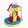 Soft toy "Snake", in a hat ear, 15 cm, blue color