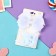 Suzi hair set (clamp 8 cm, 6 elastic bands 2.5 cm) lace, white