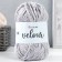 Yarn "Velour" 100% micropoliester 170m/100g (867 light gray)