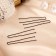 Hair hairpin "Classic" (set 40 pcs) mini, 6 cm, black