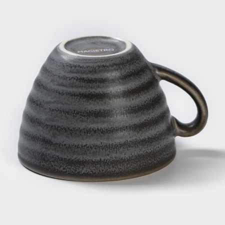 Porcelain cup Magistro Urban, 200 ml, gray color-2