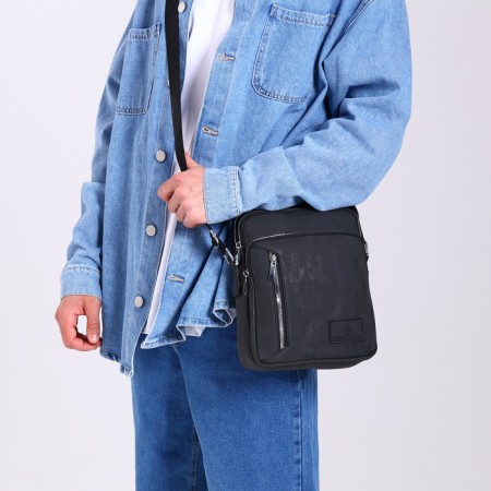 Male bag, terra dever, black color-6