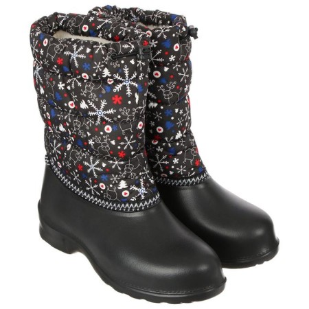 Combined boots with a latch, artificial fur, size 37, MIX color