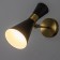 Sconces "Bianca" 1he27 40W black and gold 12x26x26 cm