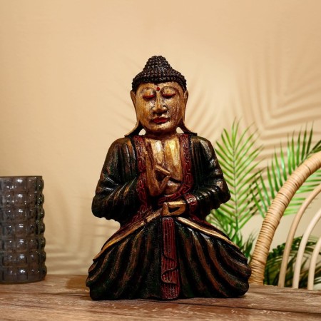 Souvenir "Buddha" Albezia 23x12x40 cm-1