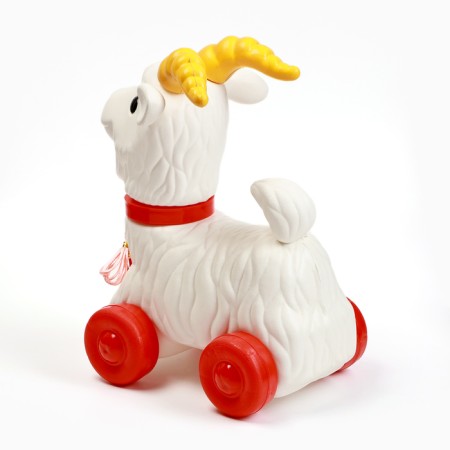 Developing toy - catka children's "goat" on a rope, 28 x 15 x 27 cm-2