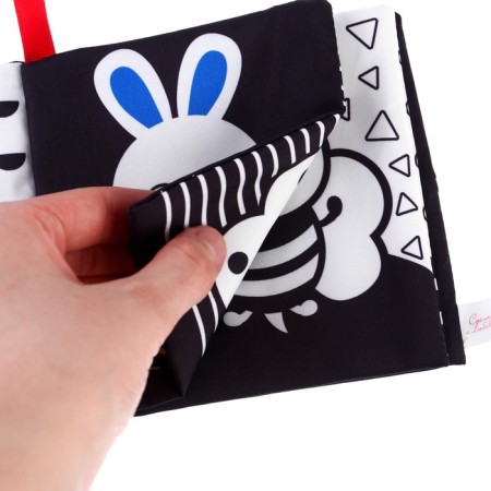 The book is a pink developing according to the methodology of Doman "Kids", 12x12 cm.-13
