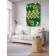 Decorative panel with photo printing "Fire Dragons", vertical, size 100x150 cm