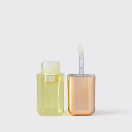 Vivienne Sabo Sirop de Fruits lip oil, tone 01 translucent yellow, citrus aroma-11