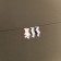 Bead "Bear" (set 10 pcs.), 3.4 × 2.4 × 1 cm, light pink color