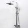 Shower system Wasserkraft A15502, tropical shower, thermostat, hand watering can, chrome