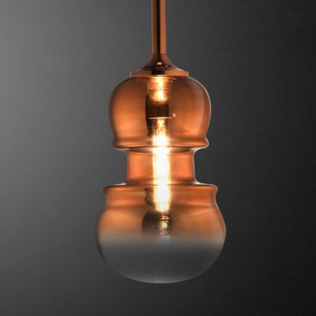 Lumber of the suspended Mantra Sonata, E27, 1x20W, 750 mm, Copper color-2