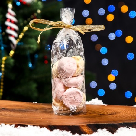 Package Packy BOPP, with a bottom fold, "New Year's balls" 9*19 cm