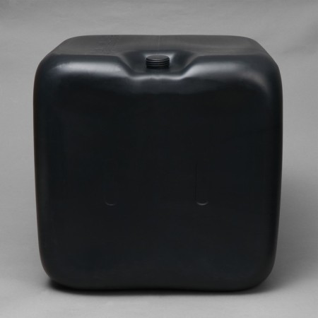 Shower tank, 100 liters, with a lid, with a crane thread, black-4