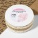 Ribbon from jute "lace", natural, 35 mm, 4.5 ± 0.5 m, beige/white color