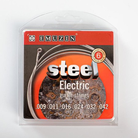 Strings "Steel Electric" c. from ferromagnetic alloy with nickname. /.009 -.042/